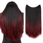 noir-vers-rouge-bordeaux-ombré lisse offerte